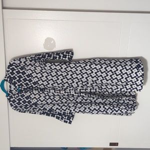 Navy and white Zuri dress